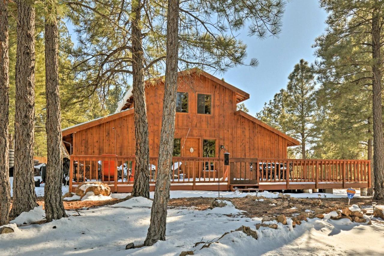 Flagstaff Cabin On 5 Acres With Fireplace And Fire Pit Villa Exterior photo